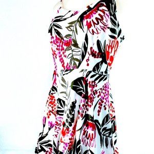 Old Navy Floral on White Casual Dress